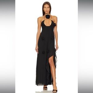 NWT For Love & Lemons Desiree Maxi Dress Size Medium